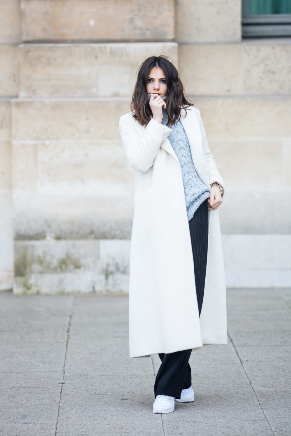 Белое пальто: потрясающая элегантность в любых сочетаниях