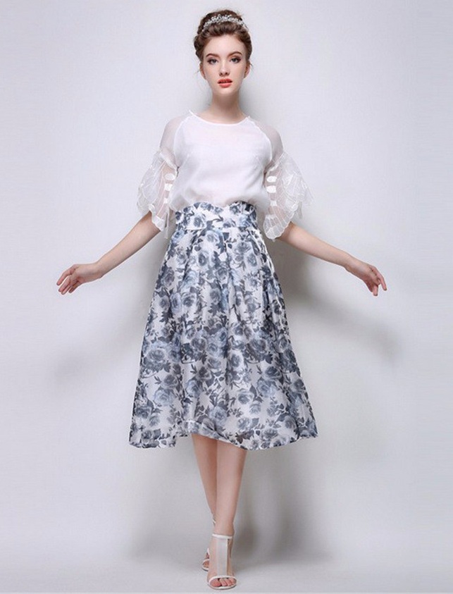 Идея для шоппинга: юбки и платья с цветочным принтом