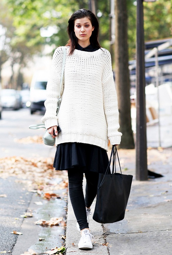 Идея для шоппинга: белый свитер