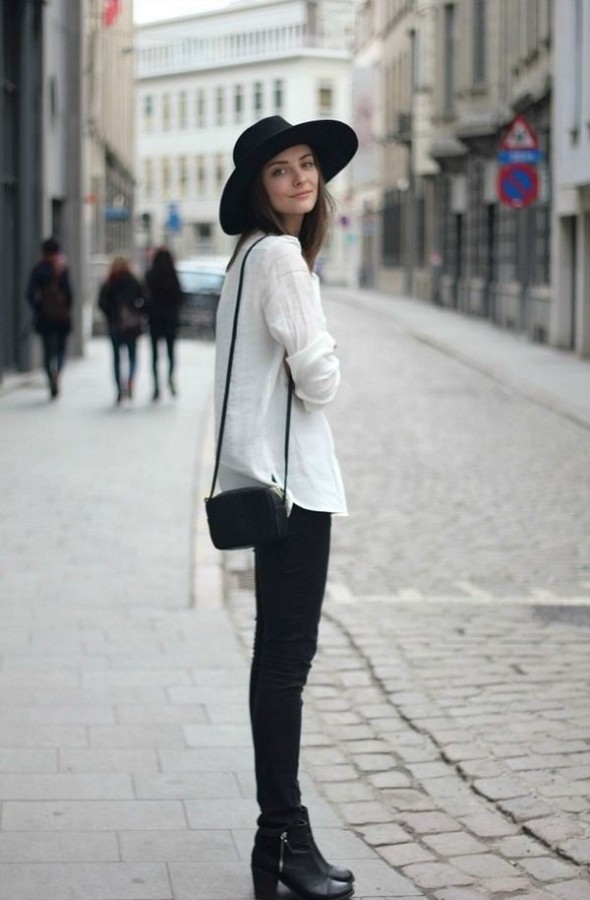 ​Тренд: 10 стильных нарядов с широкополой шляпой