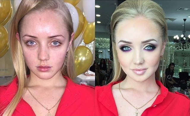 Как макияж меняет внешность