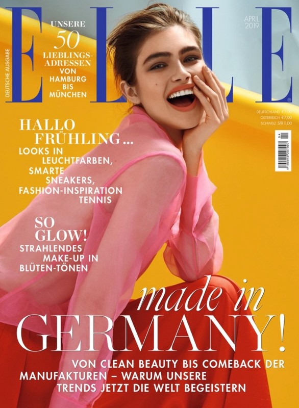 Nastya Zakharova for ELLE Germany by Andreas Ortner