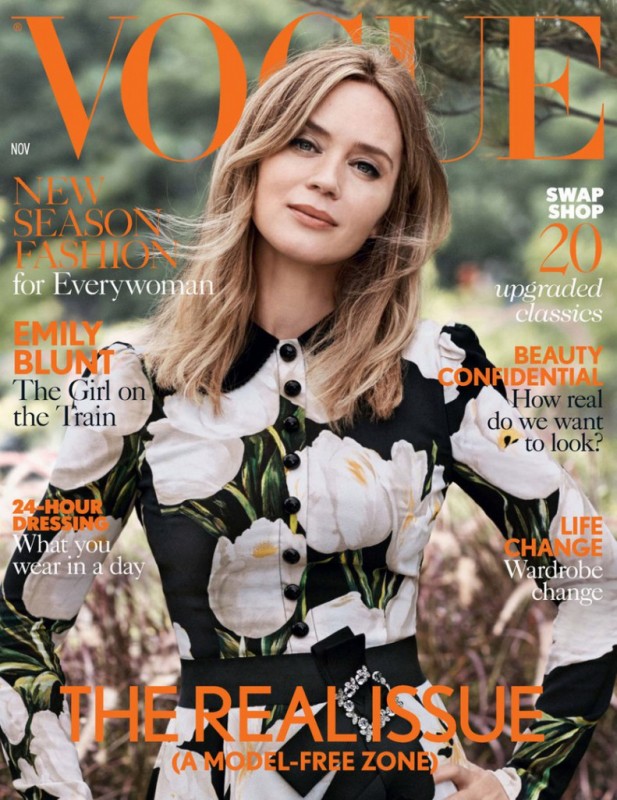 Emily Blunt for Vogue UK by Josh Olins