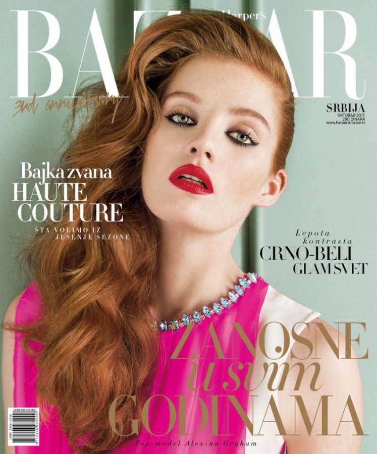 Alexina Graham for Harper’s Bazaar Serbia by Andrea Klarin