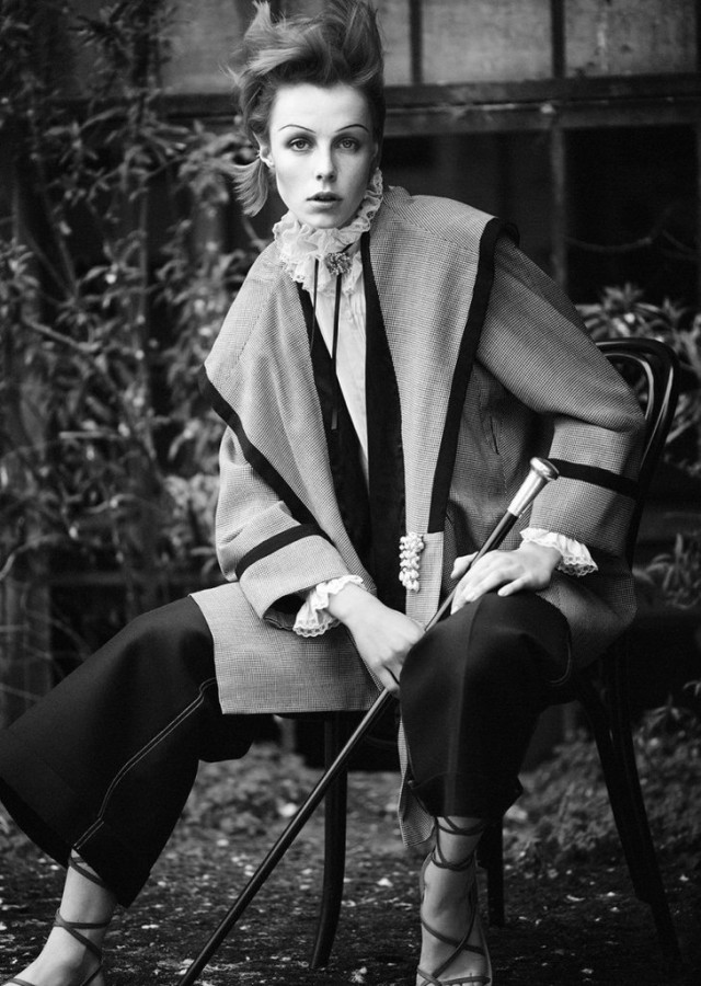 Edie Campbell for Twin Magazine by Boo George