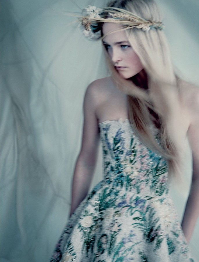 Jean Campbell for Dior Magazine by Paolo Roversi