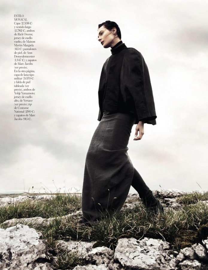 Kinga Rajzak for Vogue Spain by Jason Kibbler
