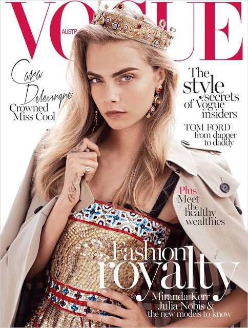 Кара Делевинь для Vogue Australia
