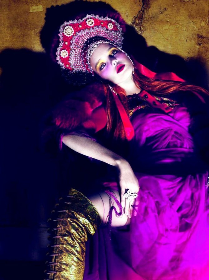 Natalia Vodianova for Vogue Paris by Mert Alas & Marcus Piggott