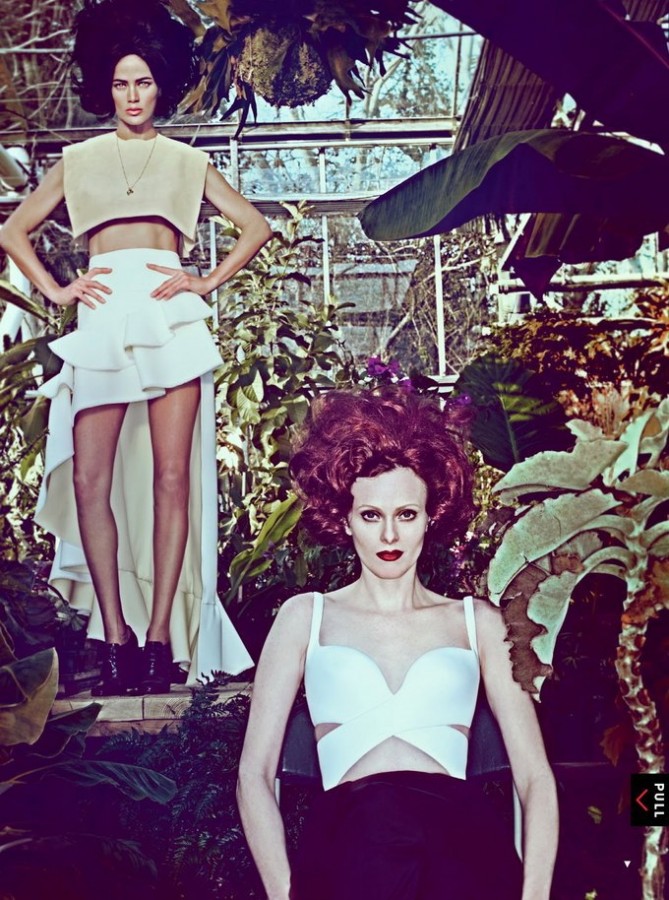 Carolyn Murphy and Karen Elson for VOGUE US by Steven Klein