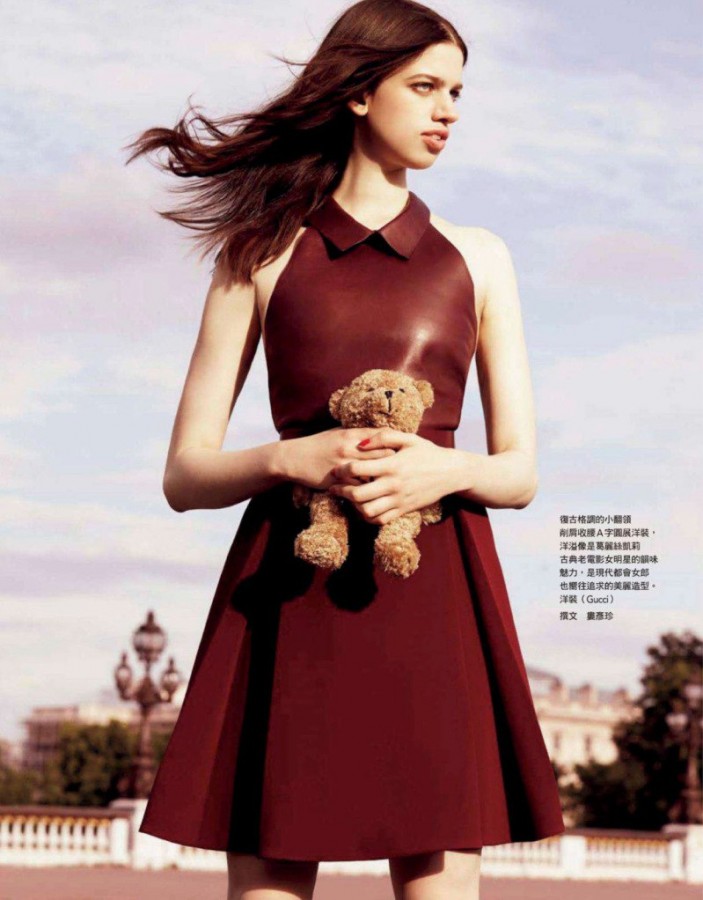 Lily McMenamy for Vogue Taiwan by Leslie Kee.