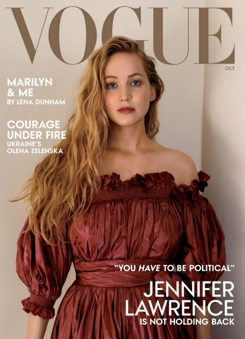 Дженнифер Лоуренс (Jennifer Lawrence) в фотосессии для журнала Vogue US (2022)