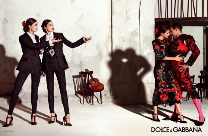 Bianca Balti for Dolce & Gabbana Campaign