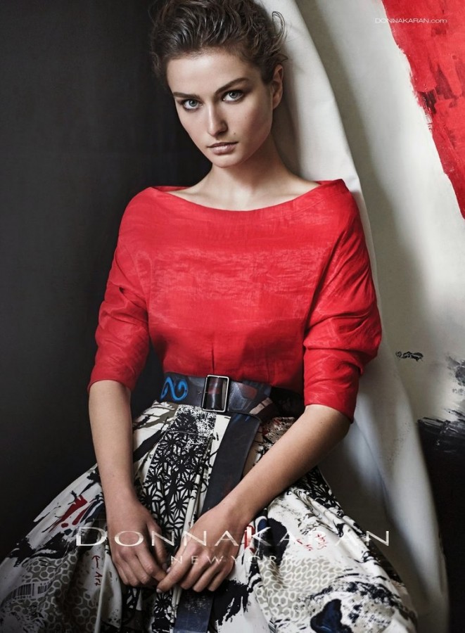 Andreea Diaconu for Donna Karan Ad Campaign by Peter Lindbergh 6