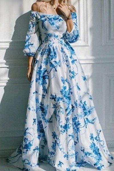 Шикарные платья с цветочным принтом