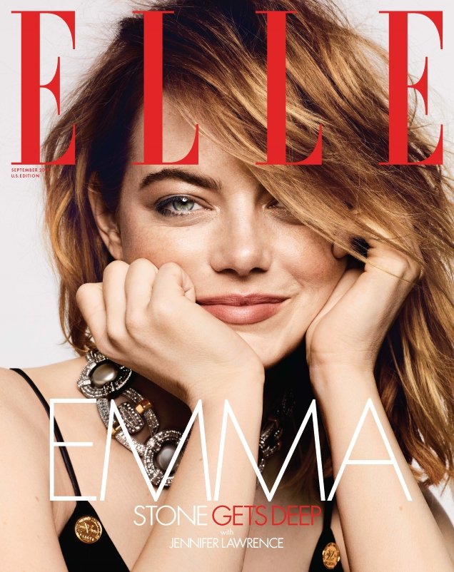 Emma Stone, Elle Magazine September 2018
