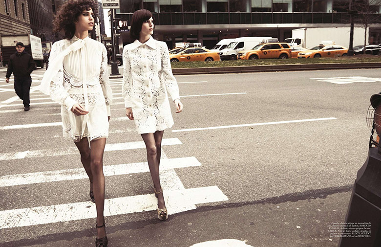 Julia Nobis, Mica Arganaraz & Niki Trefilova for Vogue Paris by Glen Luchford