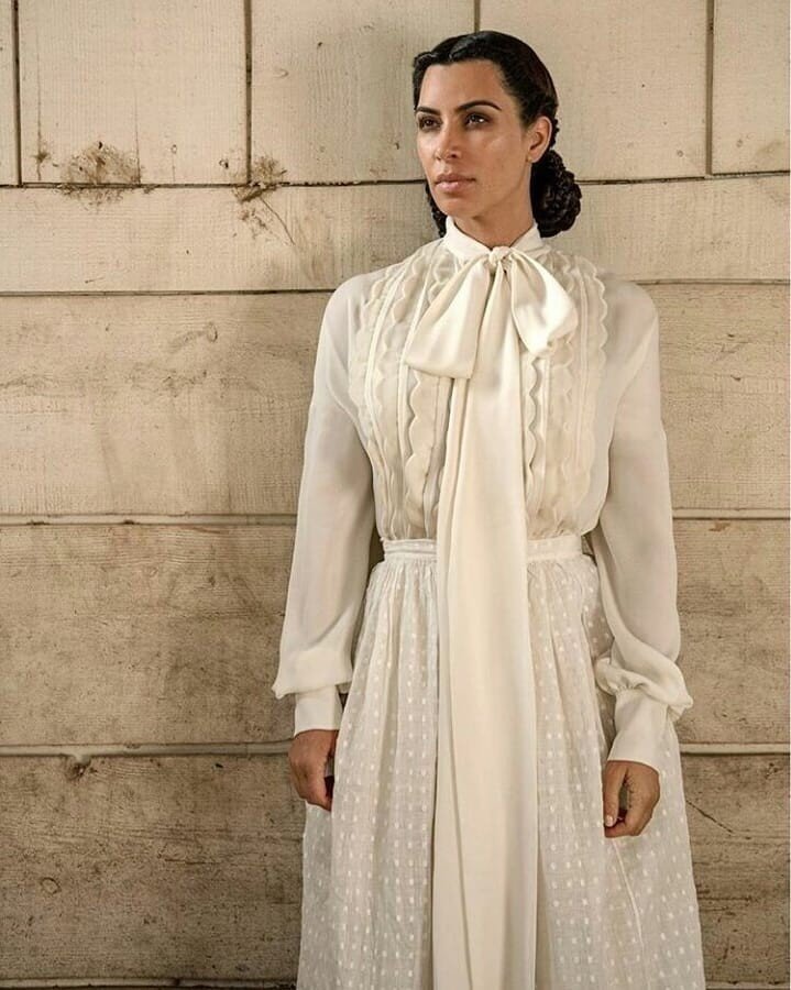 Ким Кардашьян для Fashion Book, 2018