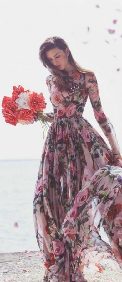 Очаровательные розовые платья