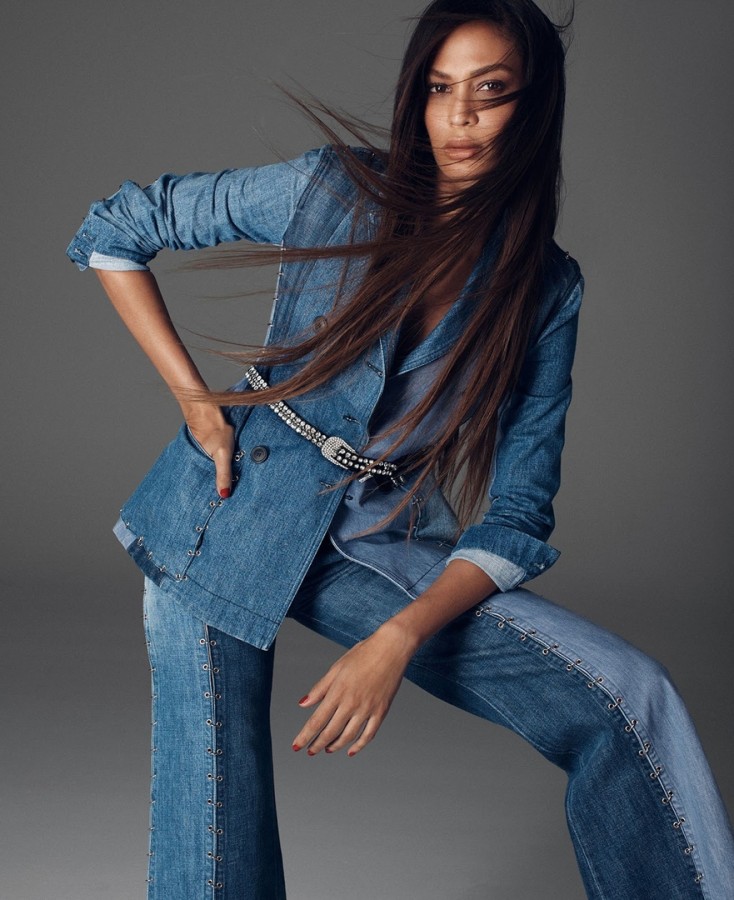 Joan Smalls for US Elle by Alexi Lubomirski