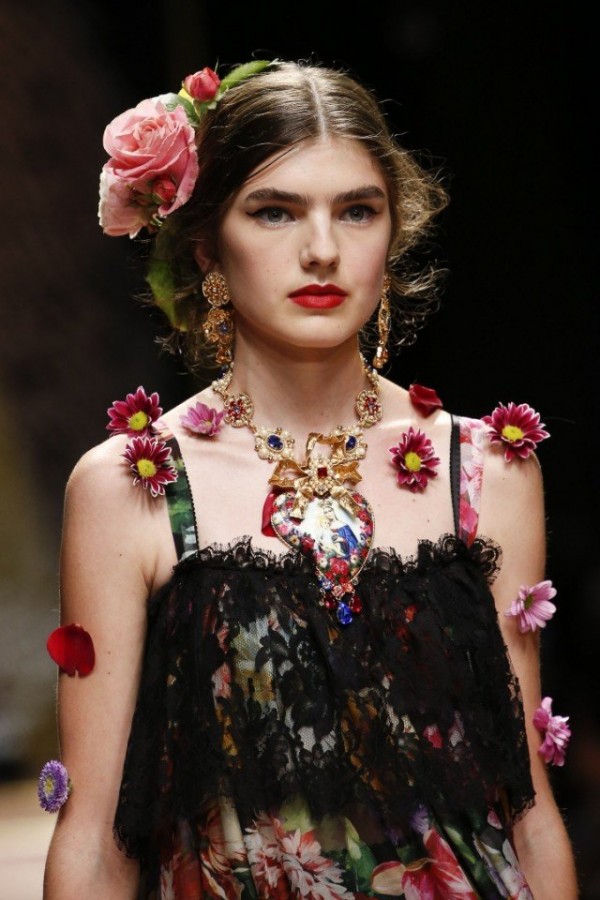 Детали с показа Dolce & Gabbana