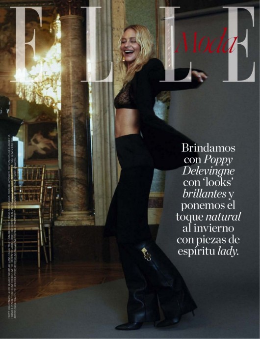 Поппи Делевинь (Poppy Delevingne) в фотосессии для журнала ELLE Spain (2024)