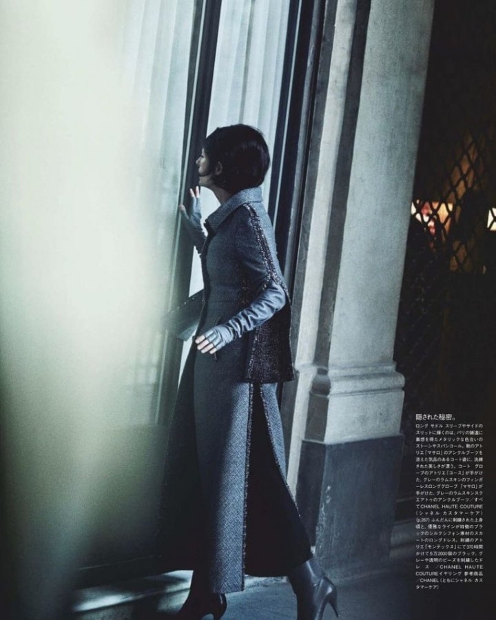 Неземная Тильда Суинтон для Vogue Japan (январь 2019)