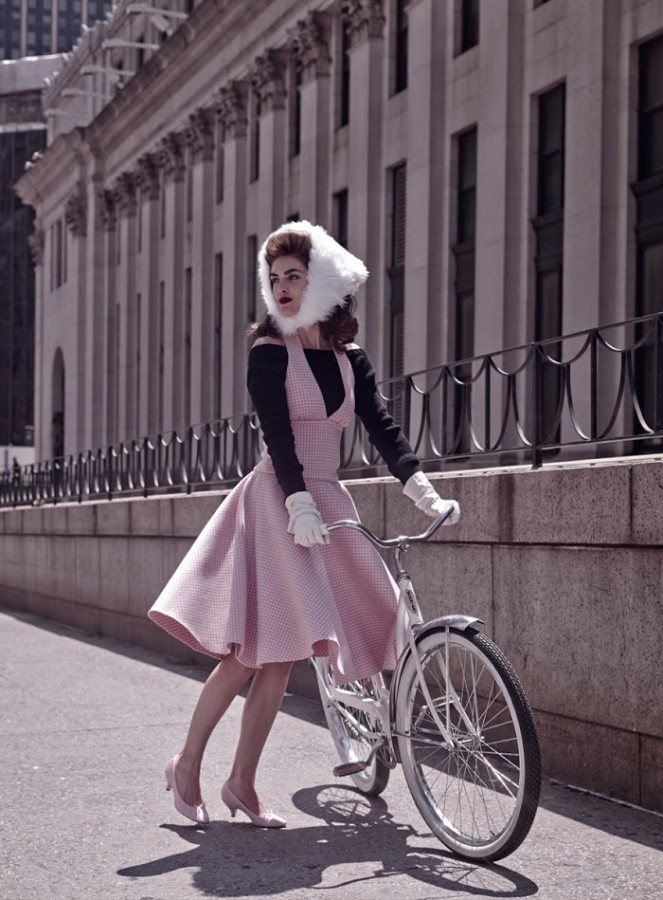 Hilary Rhoda and Lauren Hutton by Mariano Vivanco