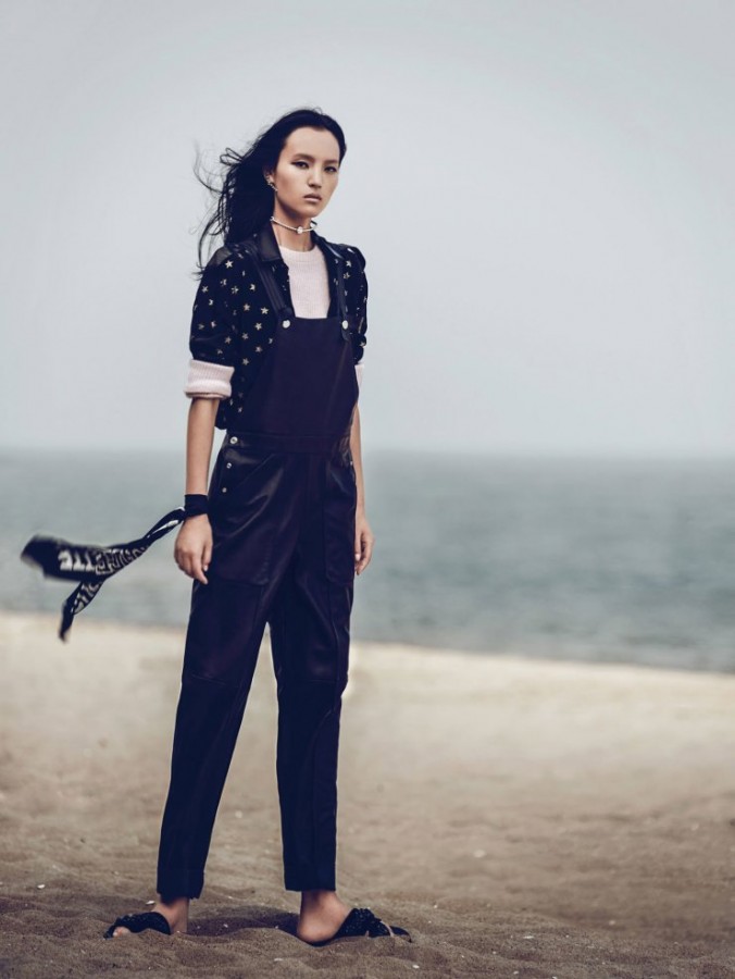 Luping Wang for Vogue China by Yu Cong