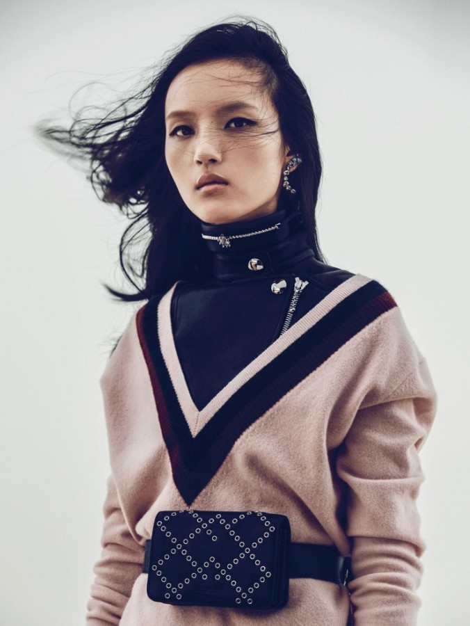 Luping Wang for Vogue China by Yu Cong