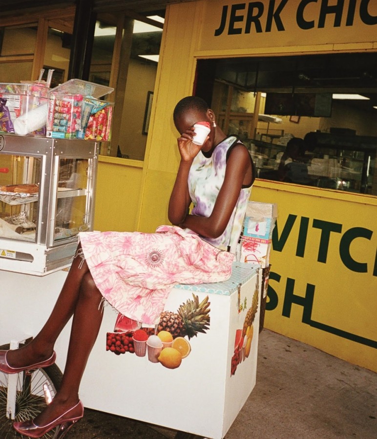 Adut Akech for WSJ. Magazine by Cass Bird