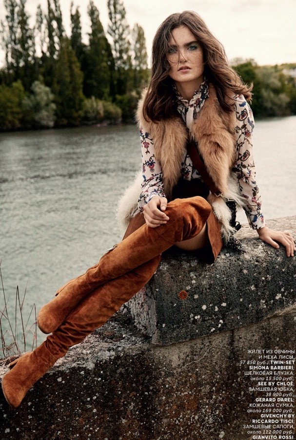 Mariia Kyianytsia for Vogue Russia by Bjarne Jonasson