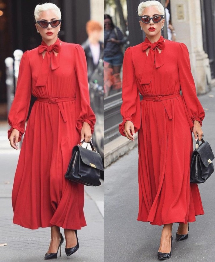 Яркие образы знаменитостей в стильных красных платьях