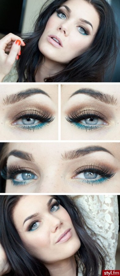 Оттенки синего в makeup-идеях от визажиста Linda Hallberg