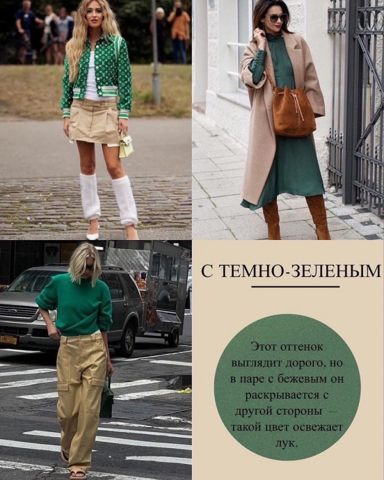 Отличные сочетания с бежевым цветом
