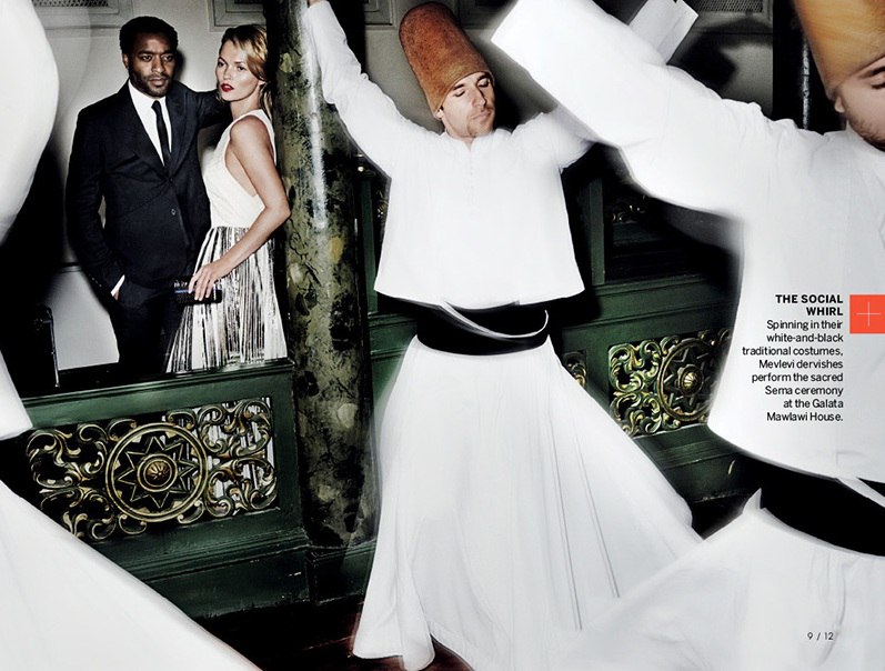 ​Кейт Мосс и Чиветел Эджиофор для Vogue US