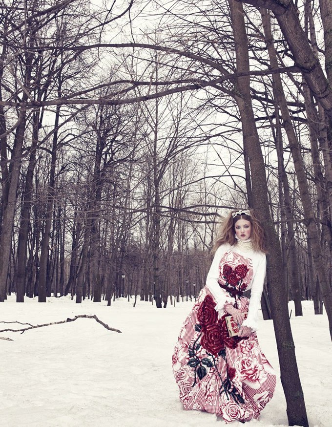 Lindsey Wixson for Vogue Japan