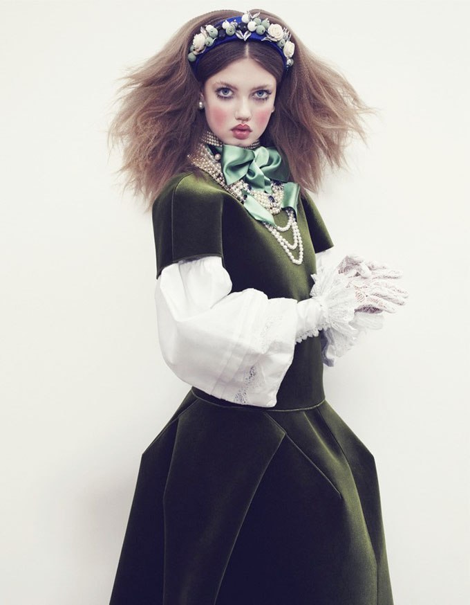 Lindsey Wixson for Vogue Japan