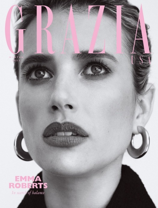 Эмма Робертс (Emma Roberts) в фотосессии для журнала Grazia USA (2023)
