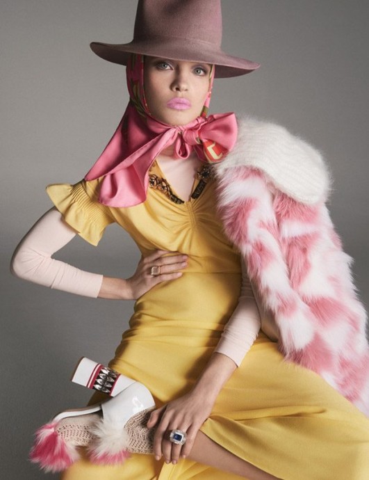 Natalia Vodianova for W Magazine by Steven Meisel