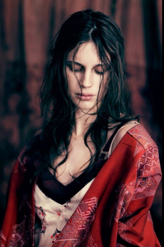 Marine Vacth for Vogue Italia by Paolo Roversi