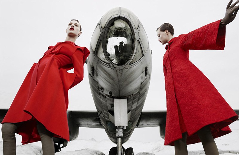 Lindsey Wixson and Ashleigh Good by Emma Summerton