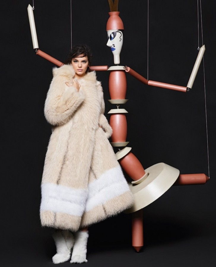Kendall Jenner & Lily Donaldson for Fendi by Karl Lagerfeld