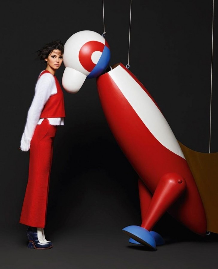 Kendall Jenner & Lily Donaldson for Fendi by Karl Lagerfeld