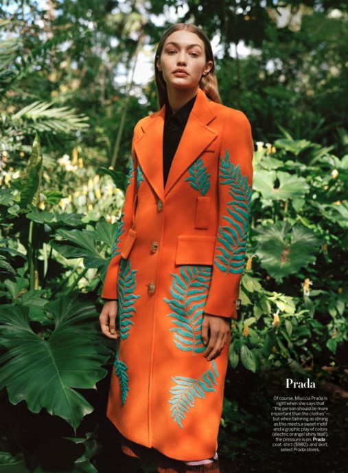 Джиджи Хадид (Gigi Hadid) в фотосессии для Vogue Magazine