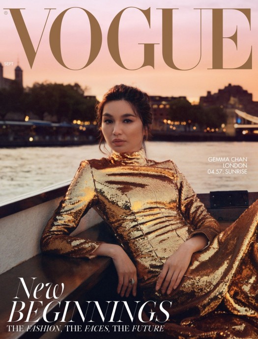 Джемма Чан (Gemma Chan) украсила страницы сентябрьского выпуска British Vogue
