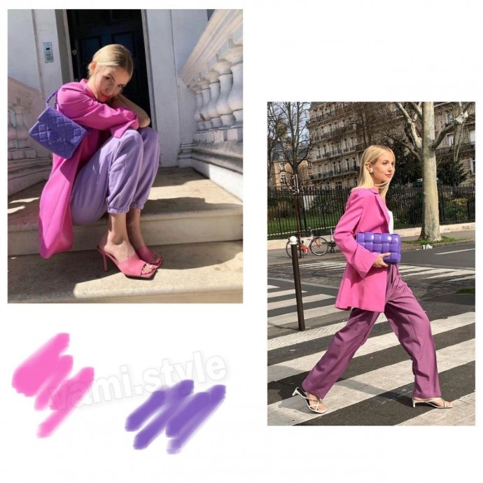Цветовые сочетания с фуксией
