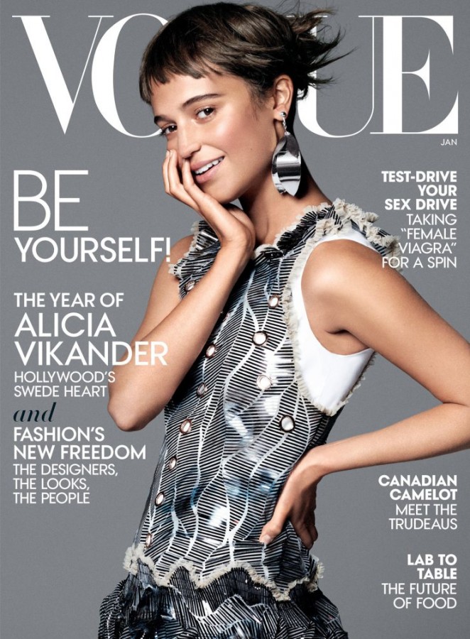 Alicia Vikander for Vogue China by Serge Leblon