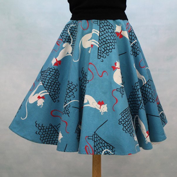 Яркие винтажные юбки 1950-х гг.