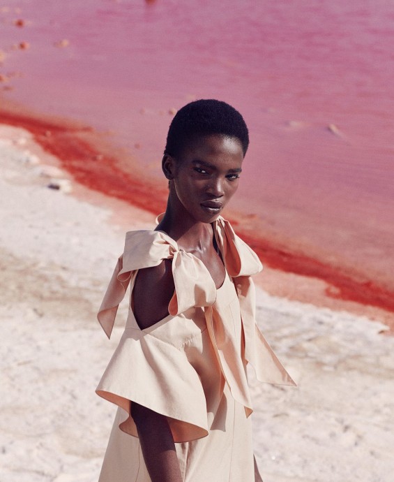 Aamito Lagum for Harper’s Bazaar by Daniel Riera